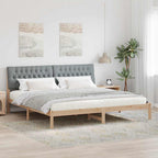 Estructura de Cama con Cabecera Tapizada 100 x 200 cm
