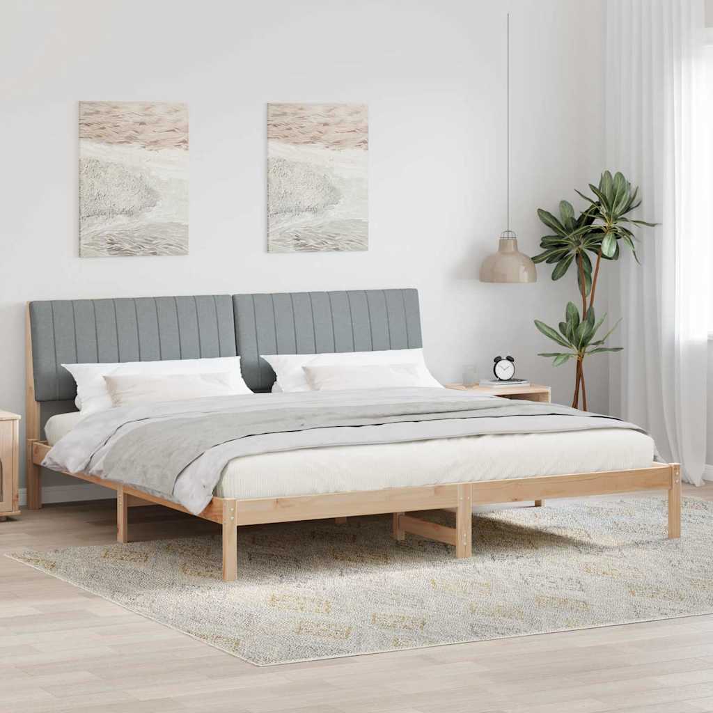 Estrutura de cama 100 x 200 cm Madeira de pinho maciço