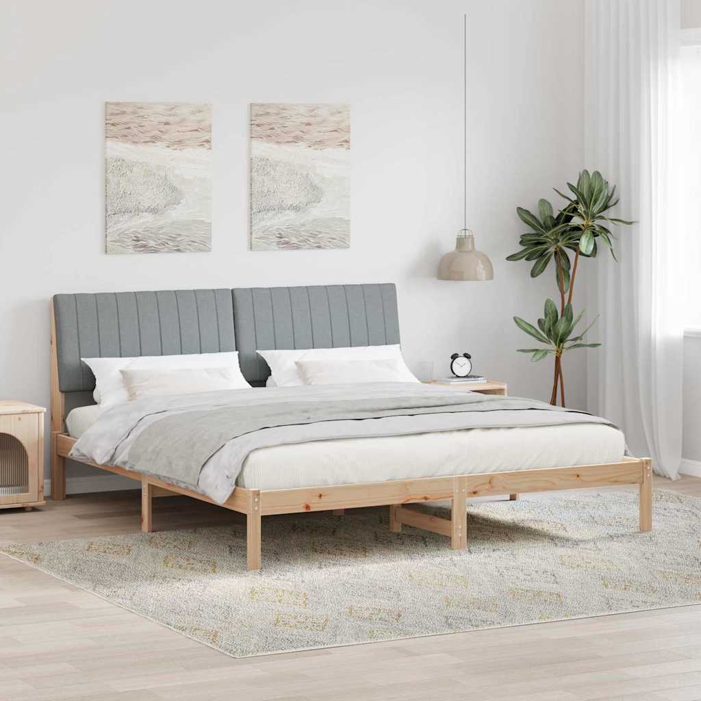 Estrutura de cama 100 x 200 cm Madeira de pinho maciço