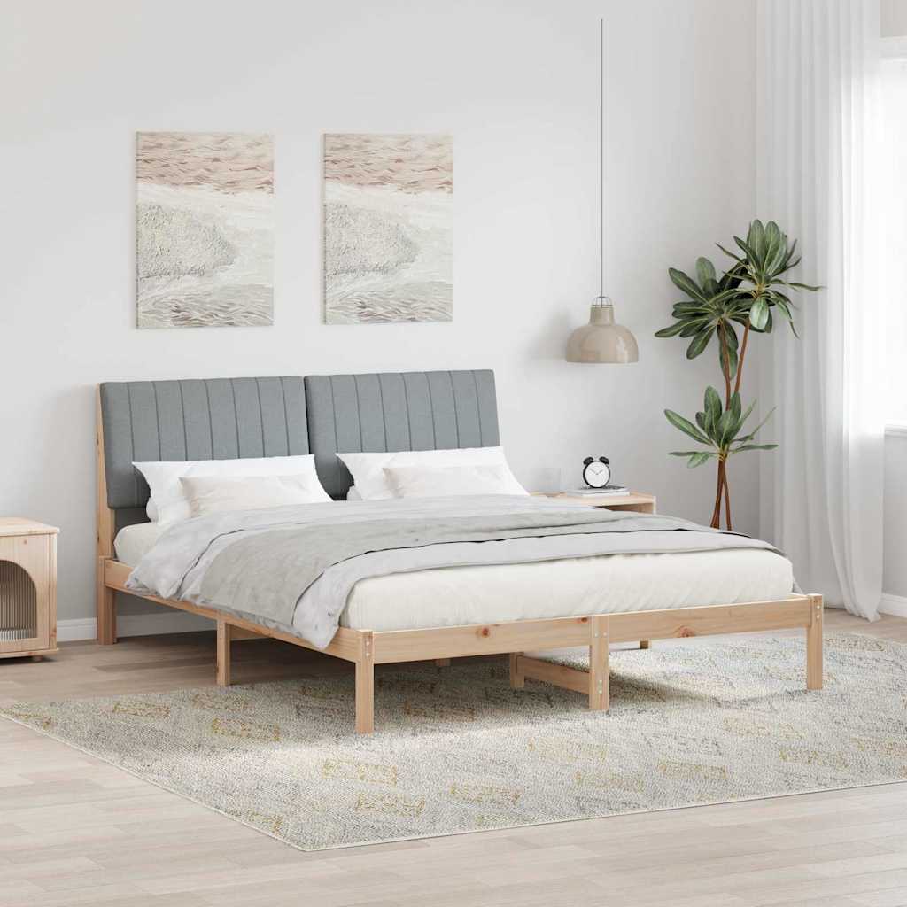 Estrutura de cama 100 x 200 cm Madeira de pinho maciço