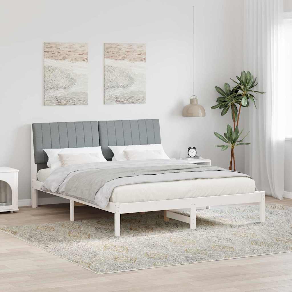 Estrutura de cama 100 x 200 cm Madeira de pinho maciço