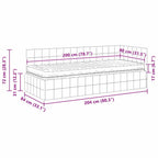Estructura de Cama Esquina con Colchón 2 pcs Azul Terciopelo