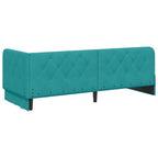 Estructura de cama en esquina Tuquesa 80 x 200 cm Terciopelo