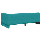 Estructura de cama en esquina Tuquesa 100 x 200 cm Terciopelo