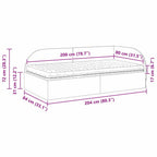 Estructura de Cama Esquina con Colchón 2 pcs Azul Terciopelo