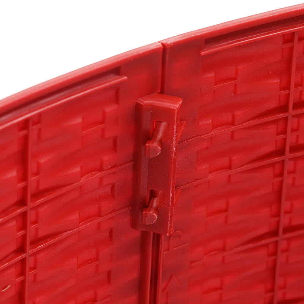 FaldadeárboldeNavidad Rojo Ø 65 x 24 cm Plástico