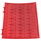 FaldadeárboldeNavidad Rojo Ø 65 x 24 cm Plástico