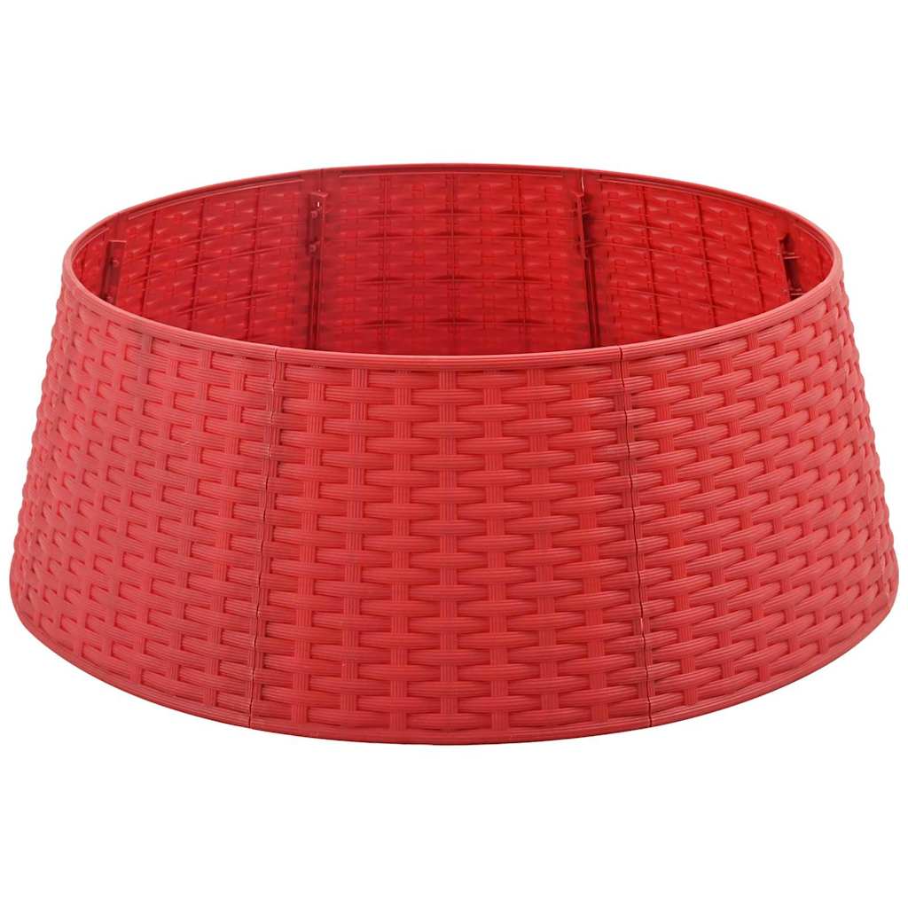 FaldadeárboldeNavidad Rojo Ø 65 x 24 cm Plástico