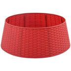 FaldadeárboldeNavidad Rojo Ø 65 x 24 cm Plástico