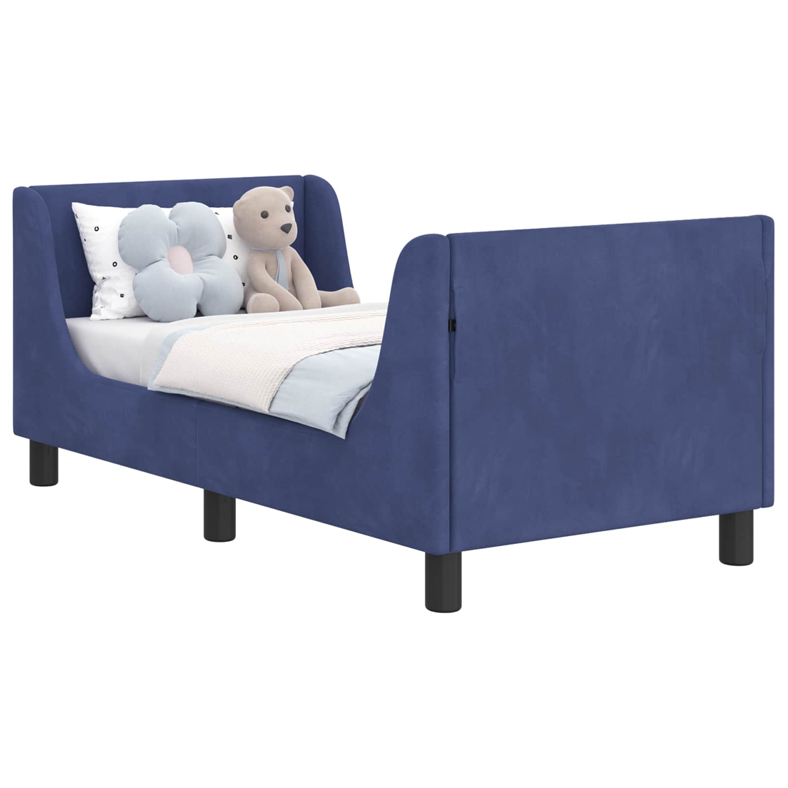 Estructura de cama para niños pequeños con cabecera 70 x 140 cm