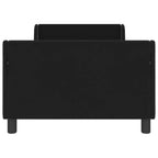 Cama para niños con cabecero Negro 80 x 200 cm Terciopelo