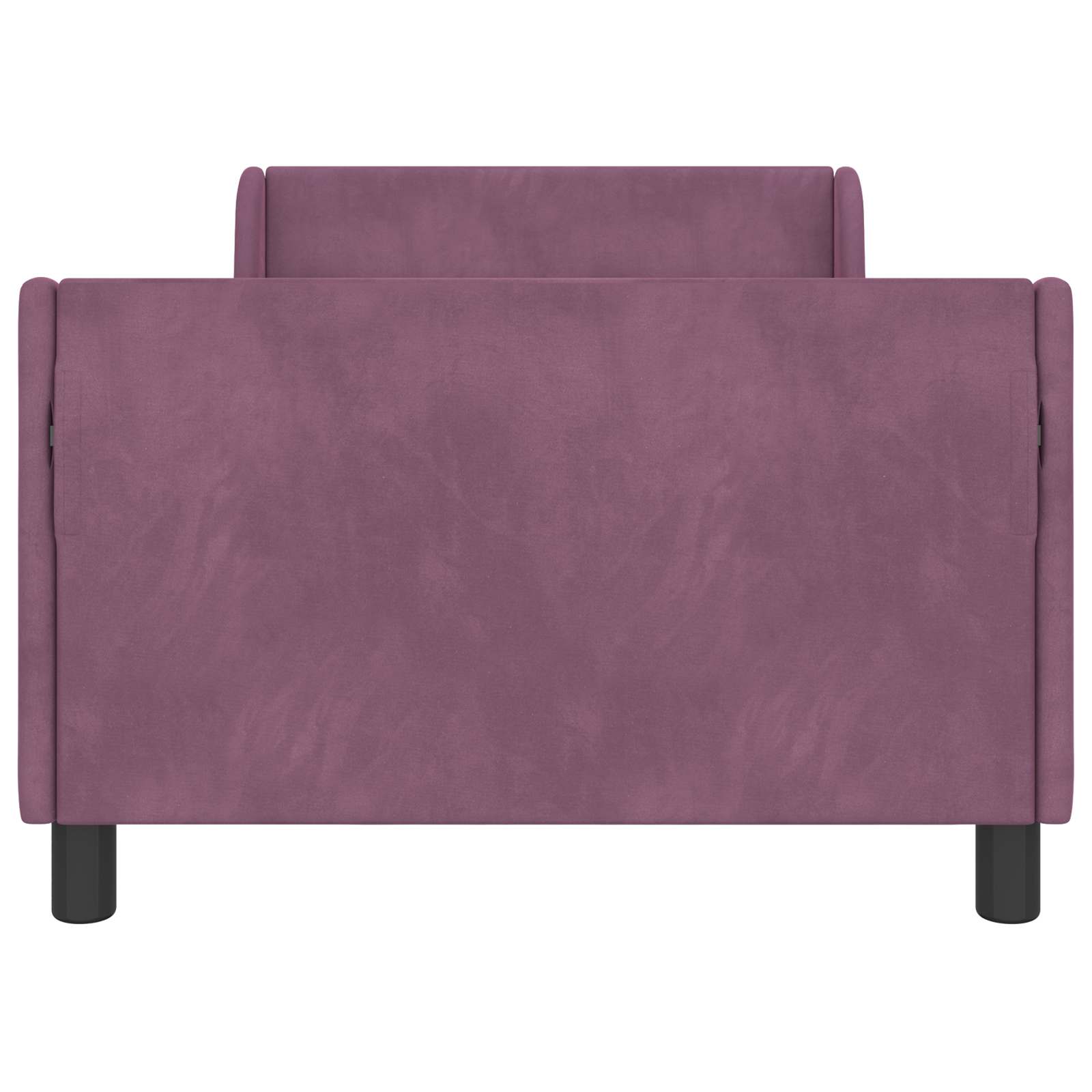 Cama para niños con cabecero Morado 80 x 200 cm Terciopelo