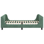 Cama para niños con cabecero Verde Mar 80 x 200 cm Terciopelo