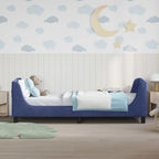 Cama para niños con cabecero Azul Policía 80 x 200 cm