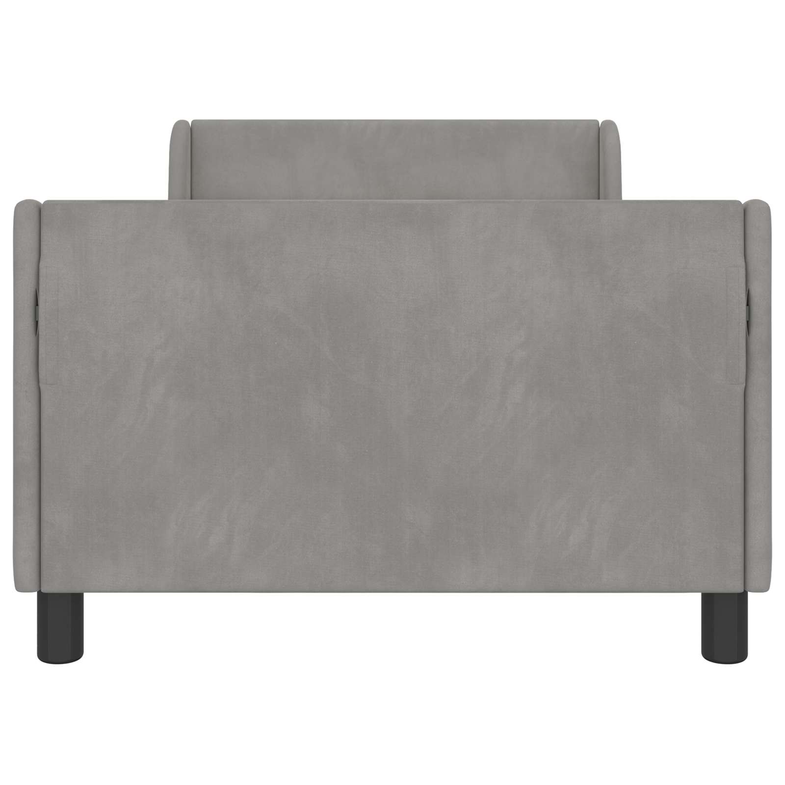Cama para niños con cabecero Gris Claro 90 x 200 cm Terciopelo