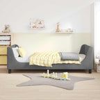 Cama para niños con cabecero Gris oscuro 90 x 200 cm Terciopelo