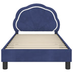 Cama para niños con cabecero Azul Policía 80 x 160 cm