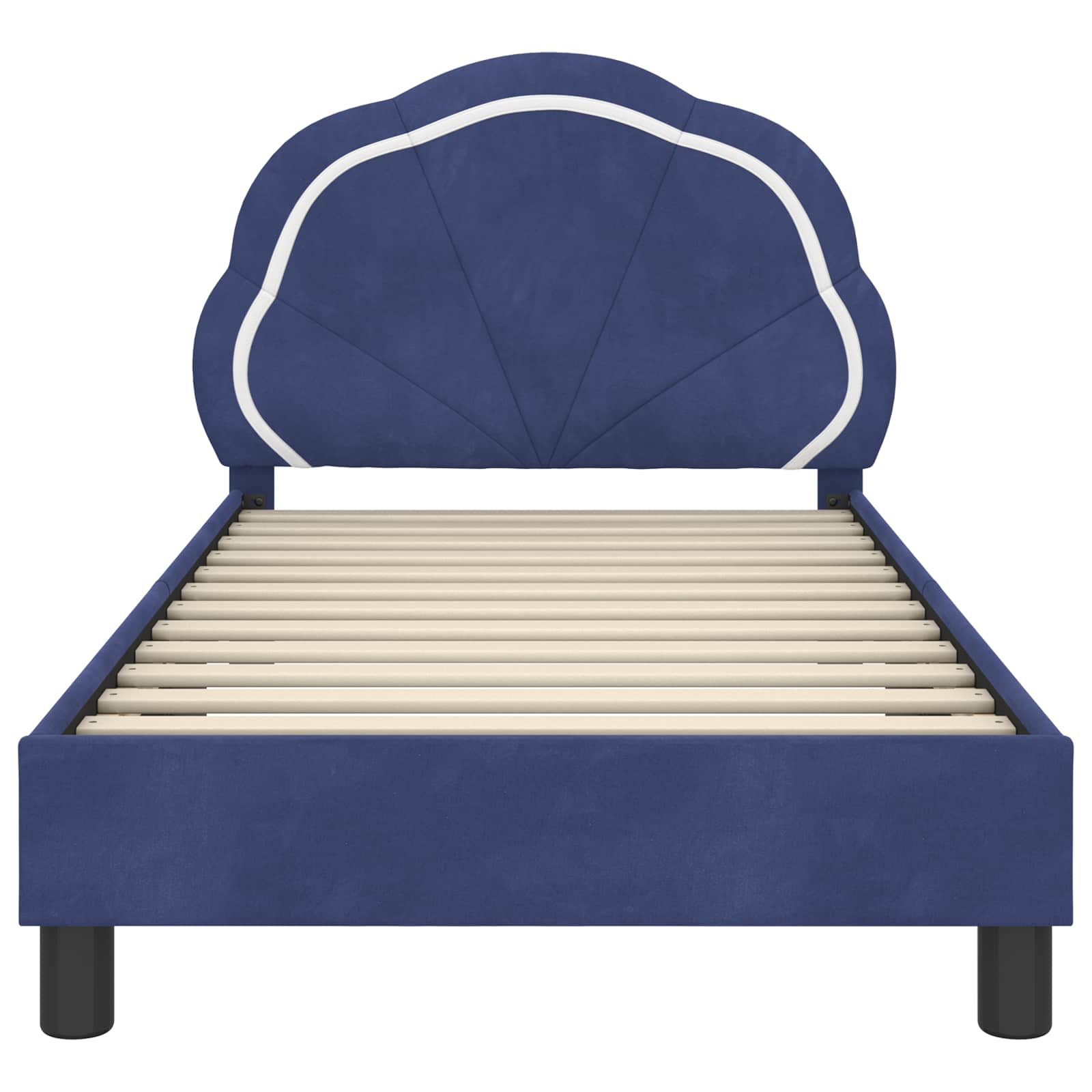 Cama para niños con cabecero Azul Policía 80 x 160 cm