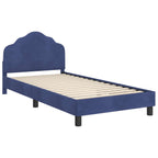 Cama para niños con cabecero Azul Policía 80 x 200 cm