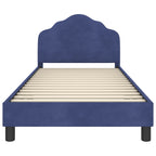 Cama para niños con cabecero Azul Policía 80 x 200 cm