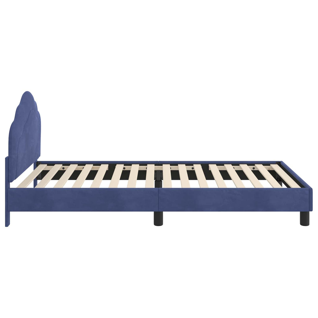 Cama para niños con cabecero Azul Policía 80 x 200 cm