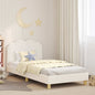 Cama infantil com cabeceira Creme 80 x 200 cm Bouclé