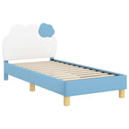 Cama para niños con cabecero Azul 80 x 160 cm PU