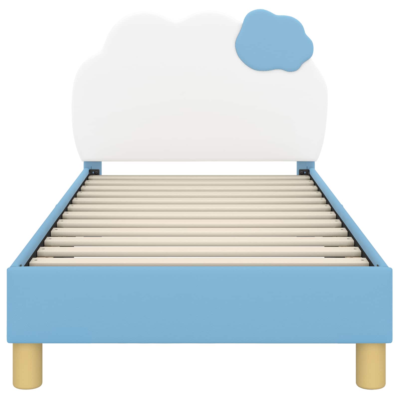 Cama para niños con cabecero Azul 80 x 160 cm PU
