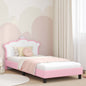 Cama para niños con cabecero Rosa 80 x 200 cm PU