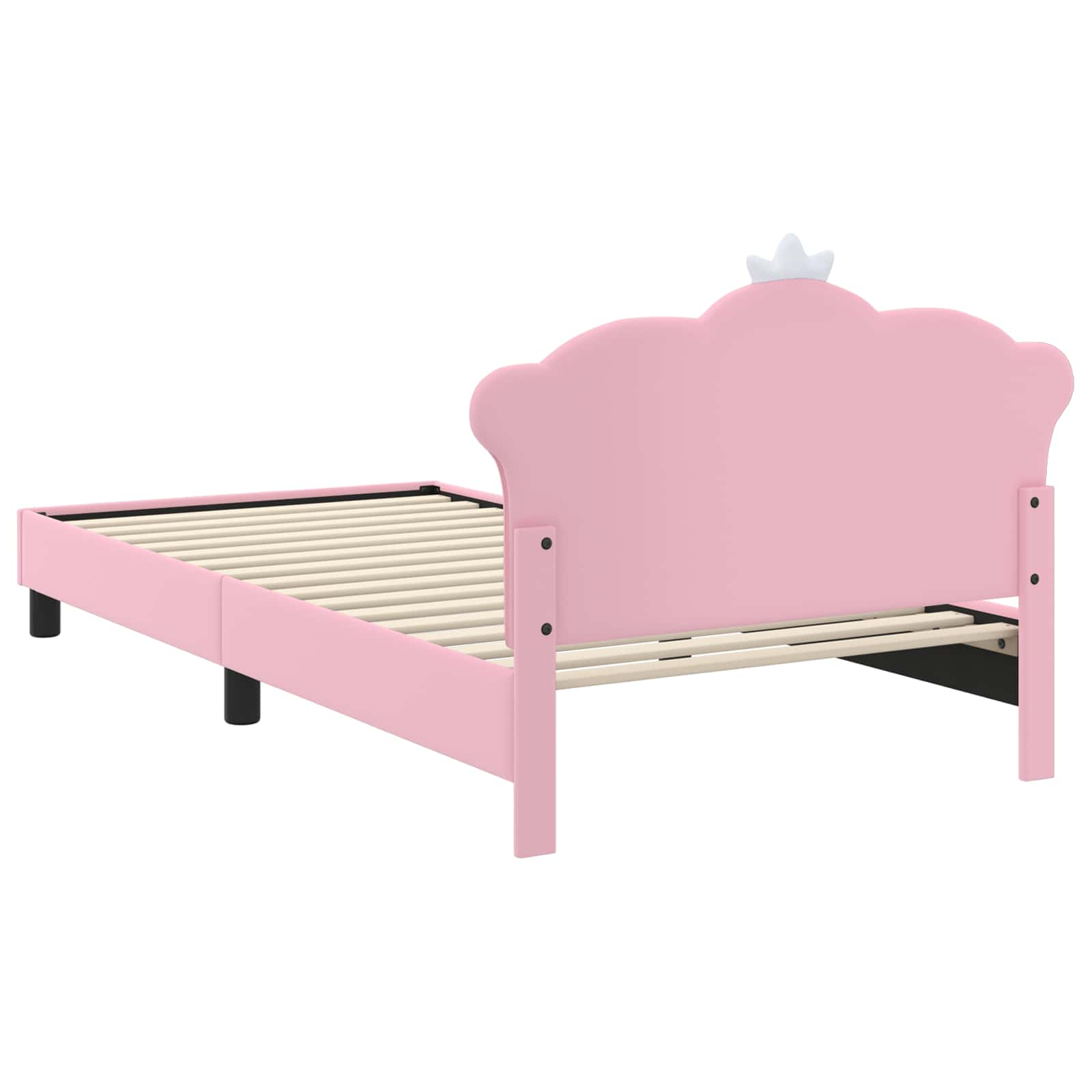 Cama para niños con cabecero Rosa 80 x 200 cm PU