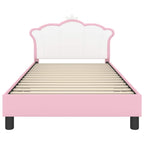 Cama para niños con cabecero Rosa 80 x 200 cm PU