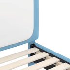 Cama para niños con cabecero Azul 80 x 200 cm PU
