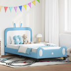 Cama para niños con cabecero Azul 80 x 200 cm PU