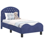 Estructura de cama para niños pequeños con cabecera 70 x 140 cm