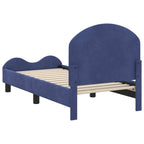 Estructura de cama para niños pequeños con cabecera 70 x 140 cm
