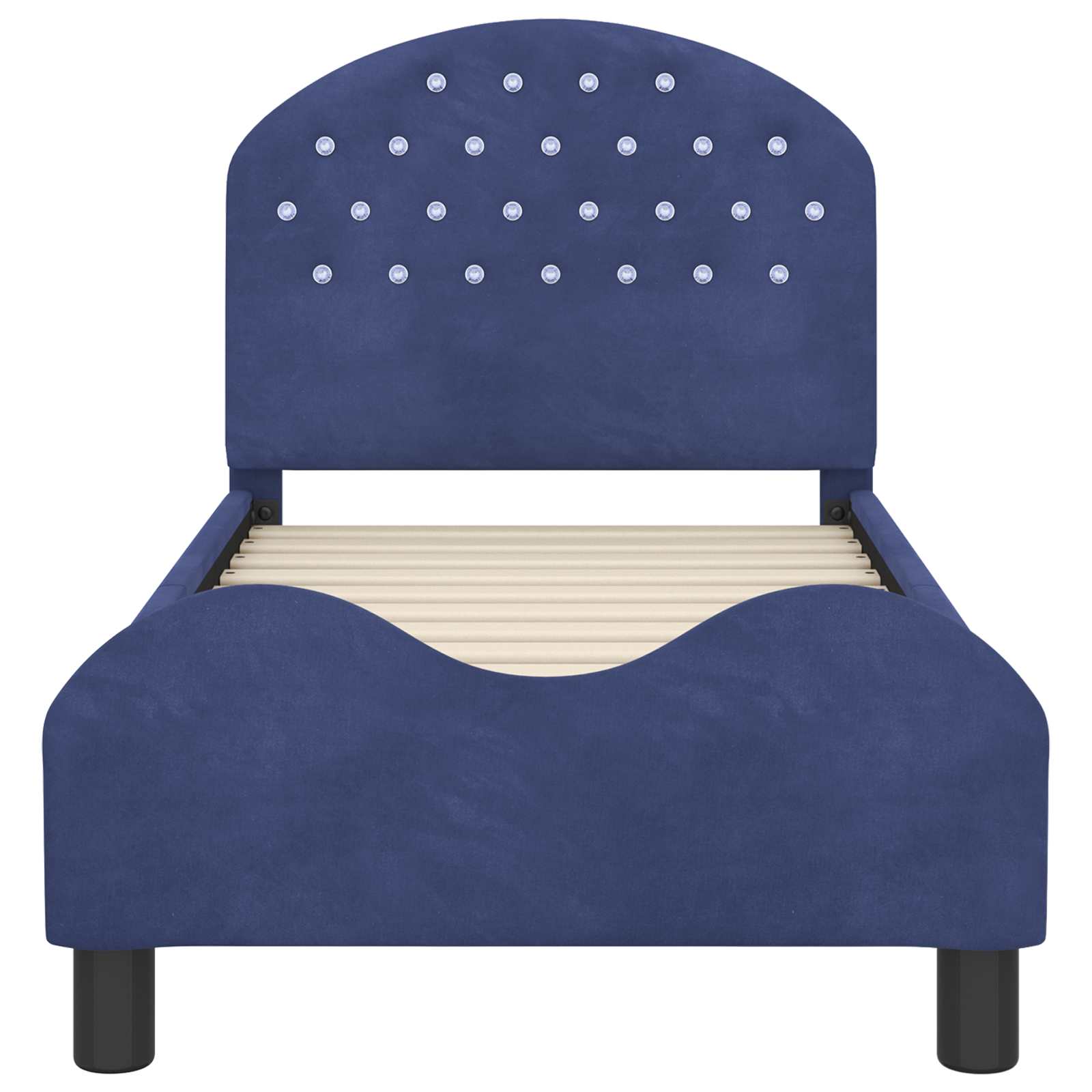 Estructura de cama para niños pequeños con cabecera 70 x 140 cm