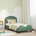 Cama para niños con cabecero Verde Mar 80 x 160 cm Terciopelo