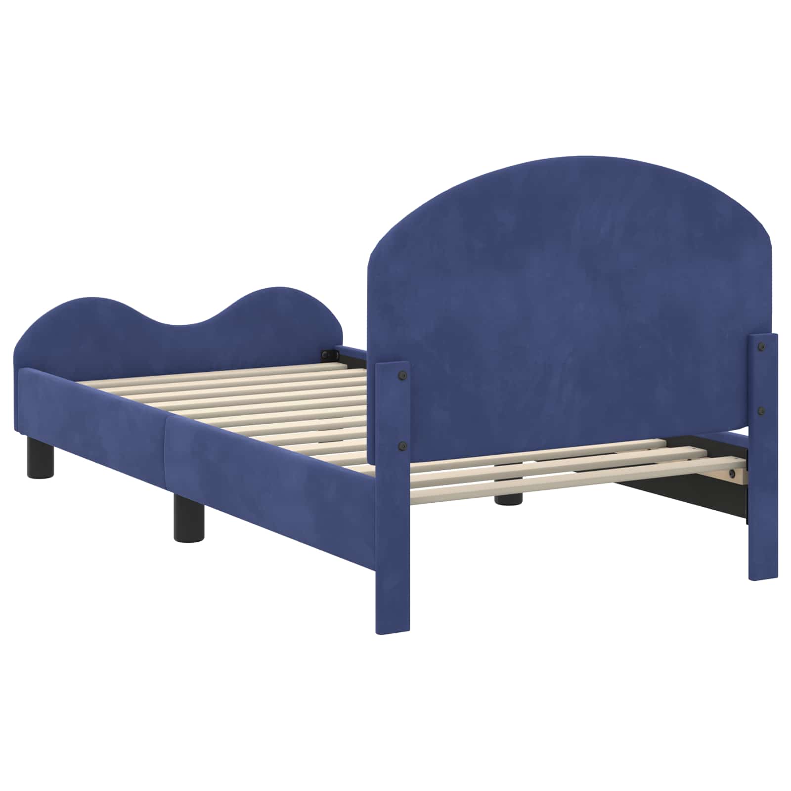 Cama para niños con cabecero Azul Policía 80 x 160 cm