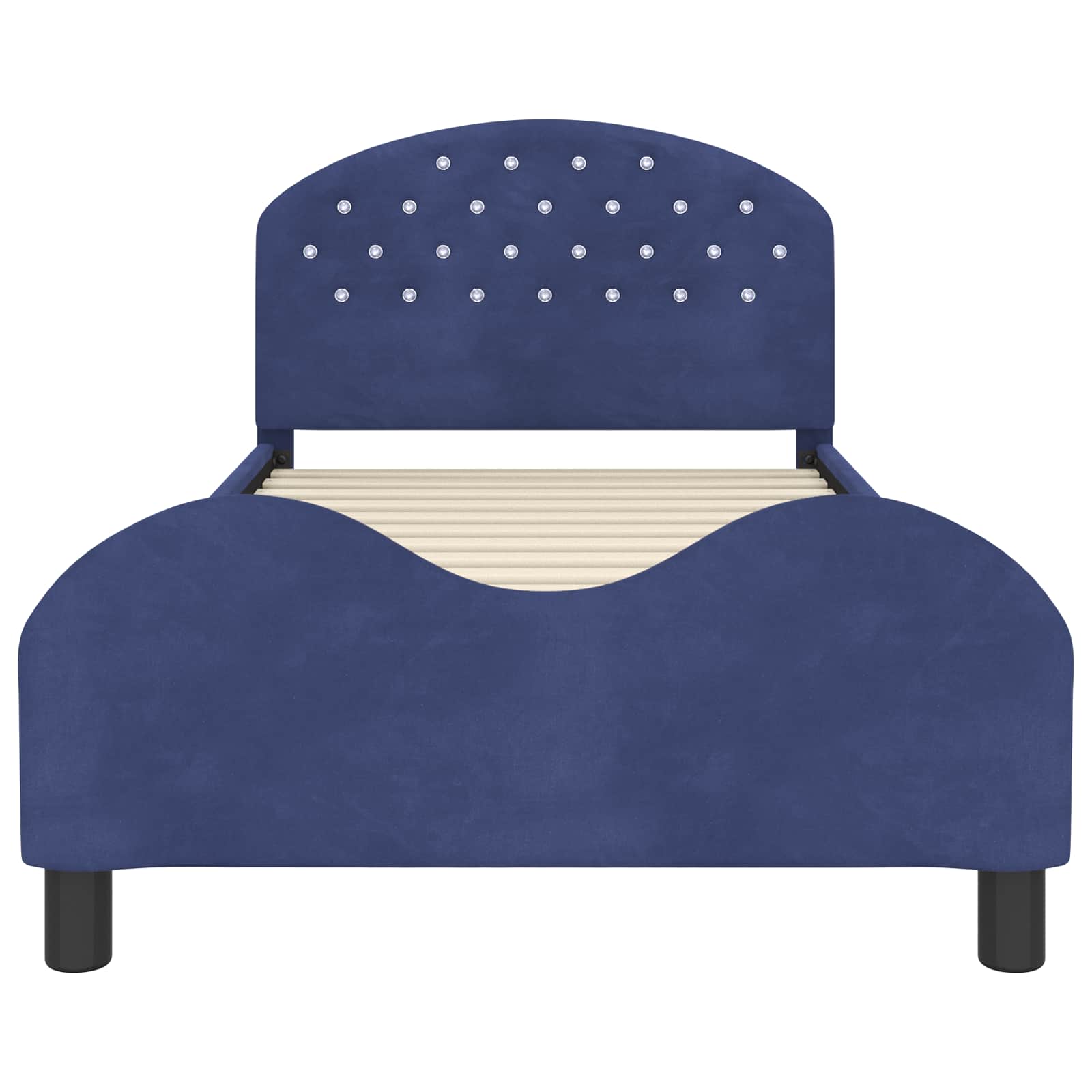 Cama para niños con cabecero Azul Policía 90 x 190 cm