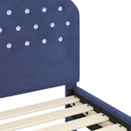 Cama para niños con cabecero Azul Policía 90 x 200 cm