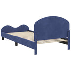 Cama para niños con cabecero Azul Policía 90 x 200 cm