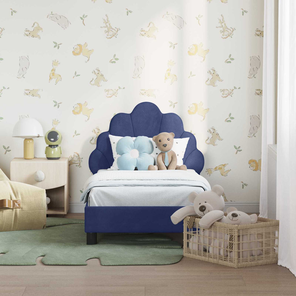 Estructura de cama para niños pequeños con cabecera 70 x 140 cm