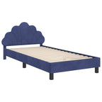 Cama para niños con cabecero Azul Policía 80 x 200 cm