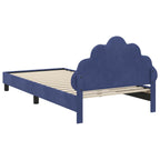 Cama para niños con cabecero Azul Policía 80 x 200 cm