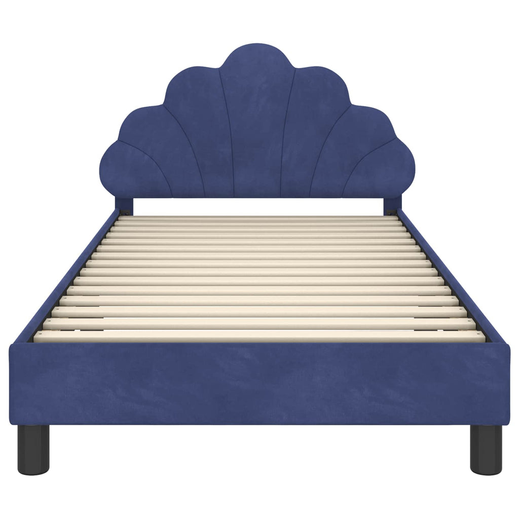 Cama para niños con cabecero Azul Policía 80 x 200 cm