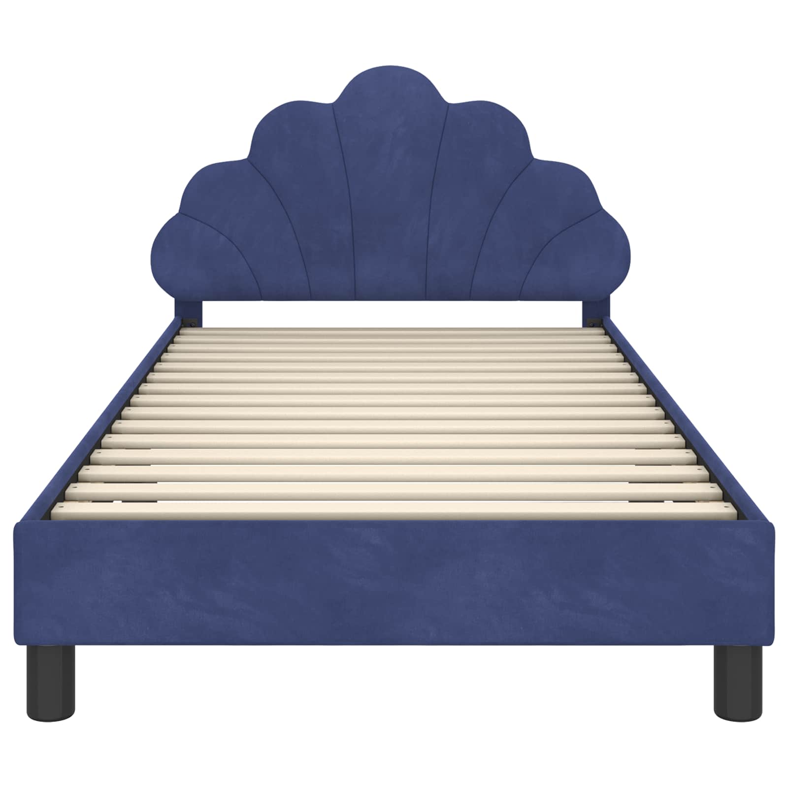 Cama para niños con cabecero Azul Policía 80 x 200 cm