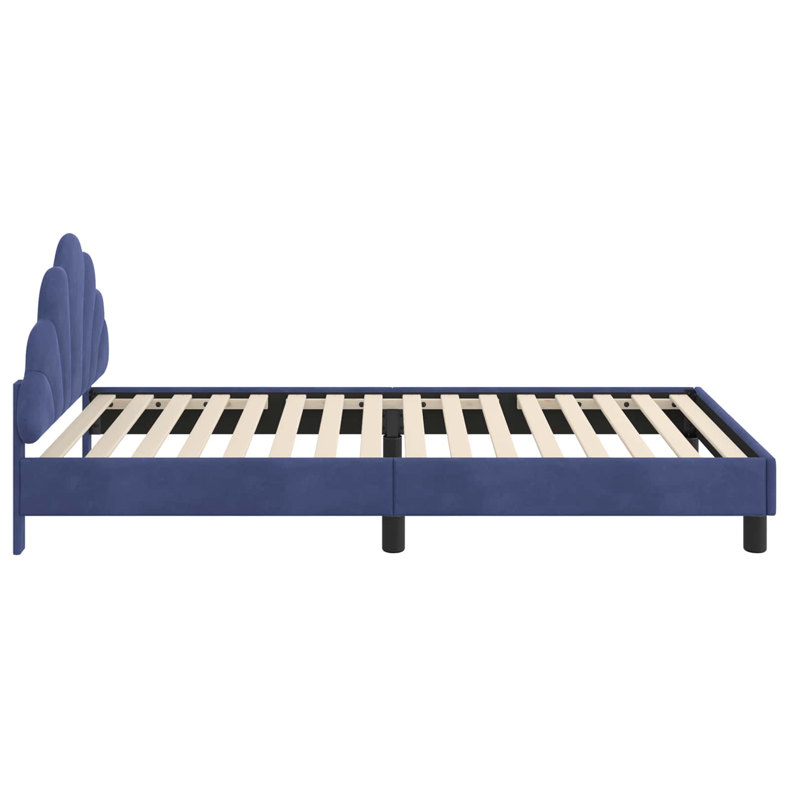 Cama para niños con cabecero Azul Policía 80 x 200 cm