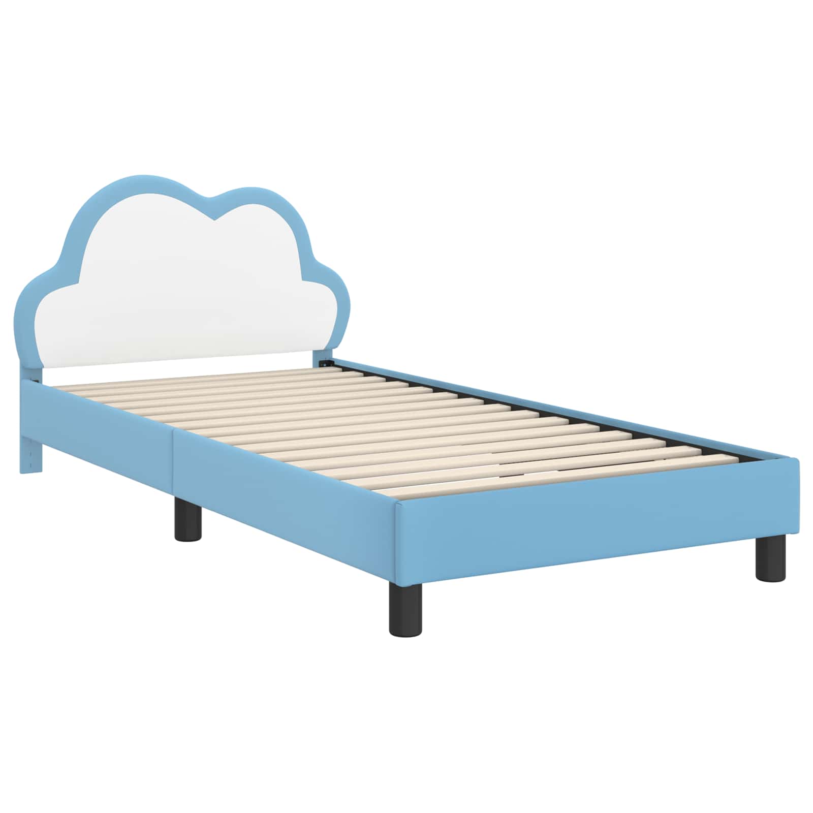 Cama para niños con cabecero Azul 80 x 200 cm PU