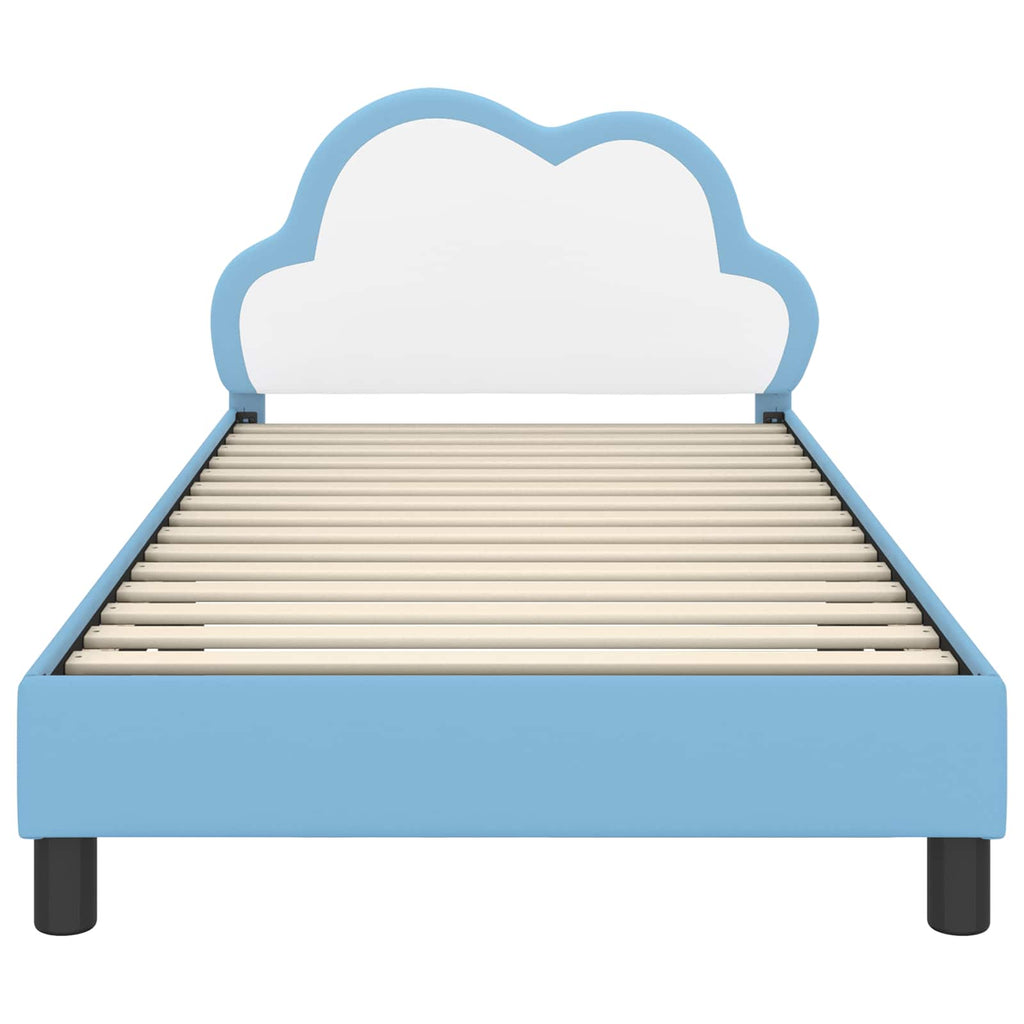 Cama para niños con cabecero Azul 80 x 200 cm PU
