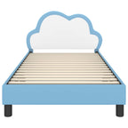 Cama para niños con cabecero Azul 80 x 200 cm PU